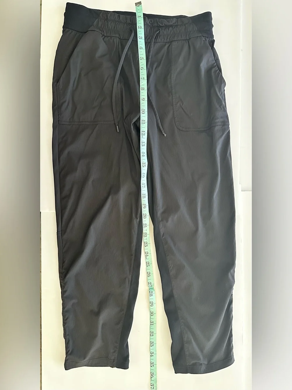lululemon Black Ribbed print pants - Picture 4 of 8